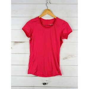 Smartwool Top Womens Size Small Pink Merino Wool Short Sleeve Base Layer